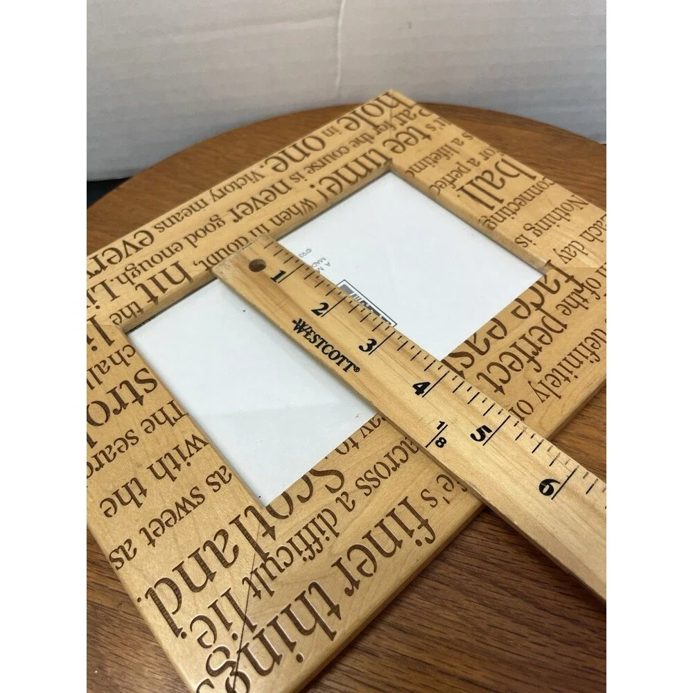 Vintage Lasercraft Golf Picture Frame 4 x 6